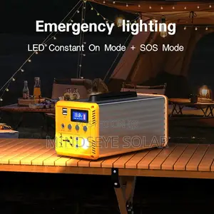 200w Portable Solar Generator + Solar Panel — Lithium Battery