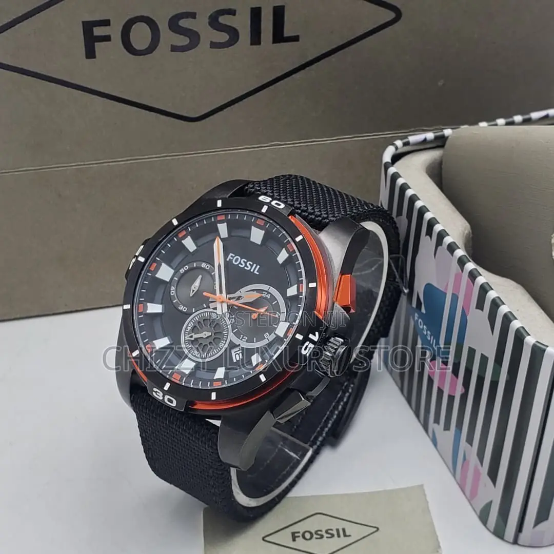 Fossil Quality Luxury Men Automatic Engine Wristwatch