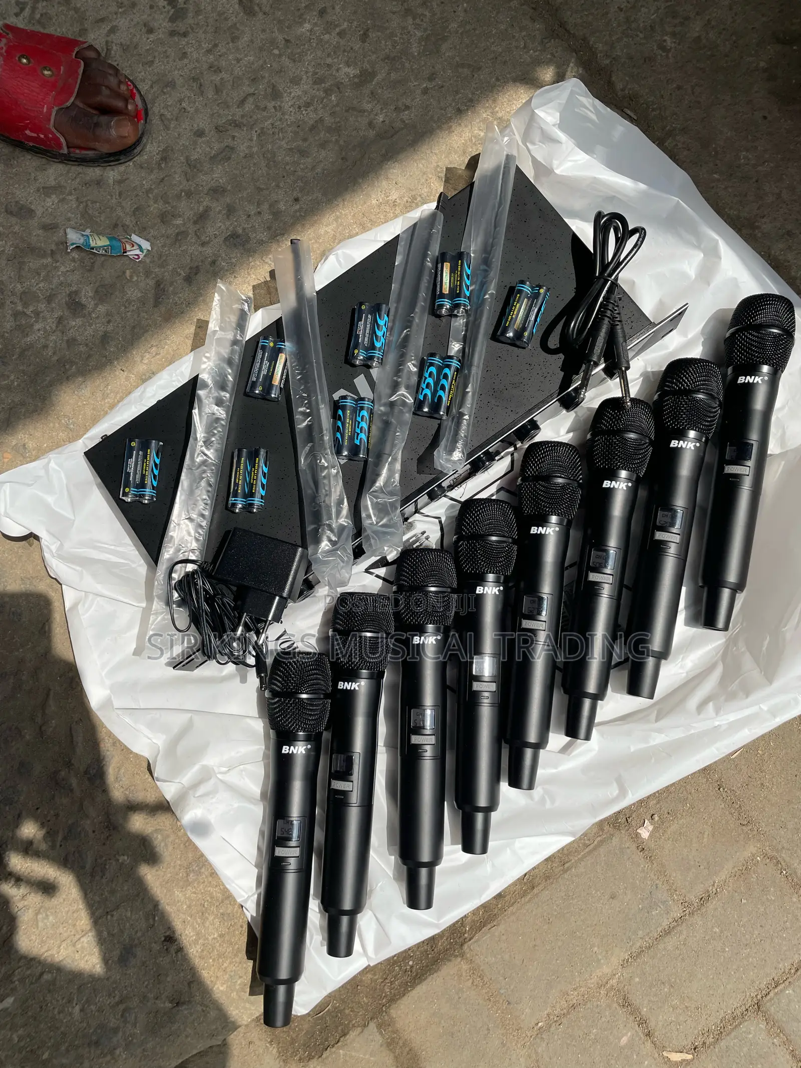 BNK Bk8800 Professional 8 in 1 Wireless Microphone