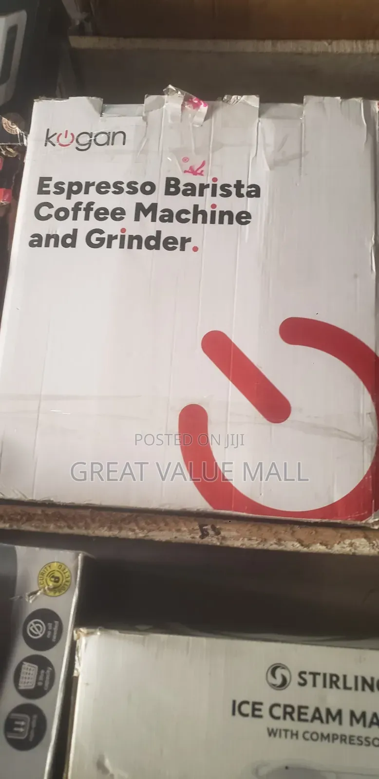 Kogan Espresso Barista Coffee Machine and Grinder