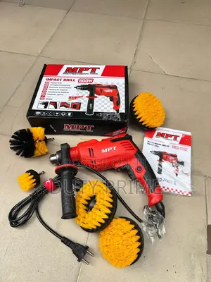 MPT 800w Impact Drill + Brush Cleaning Kit
