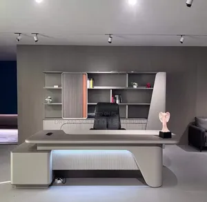 Quality Executive Office 2 Meter Table With Extension and Light