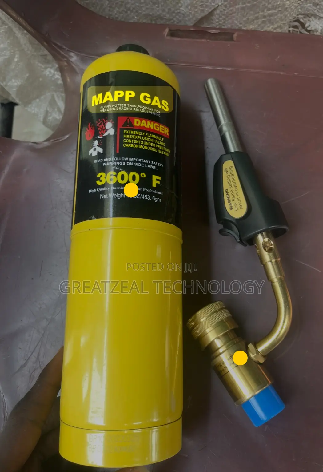 Mapp Gass With Torch