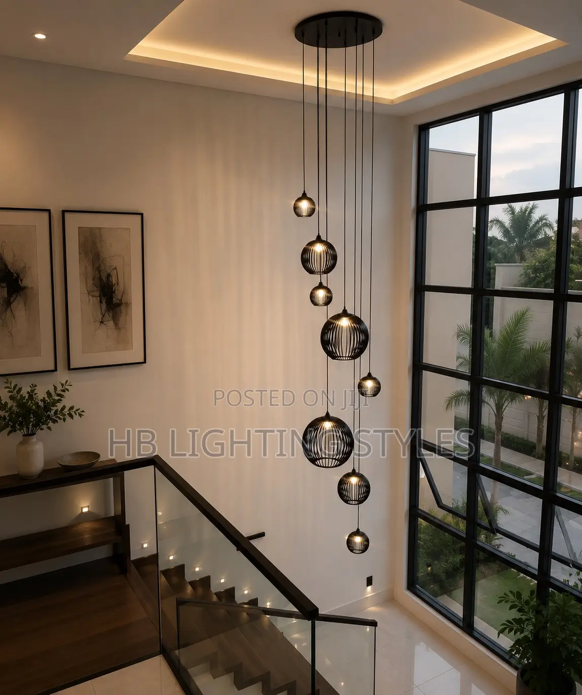 Modern Home Decor Pendant Light for Staircase Chandelier