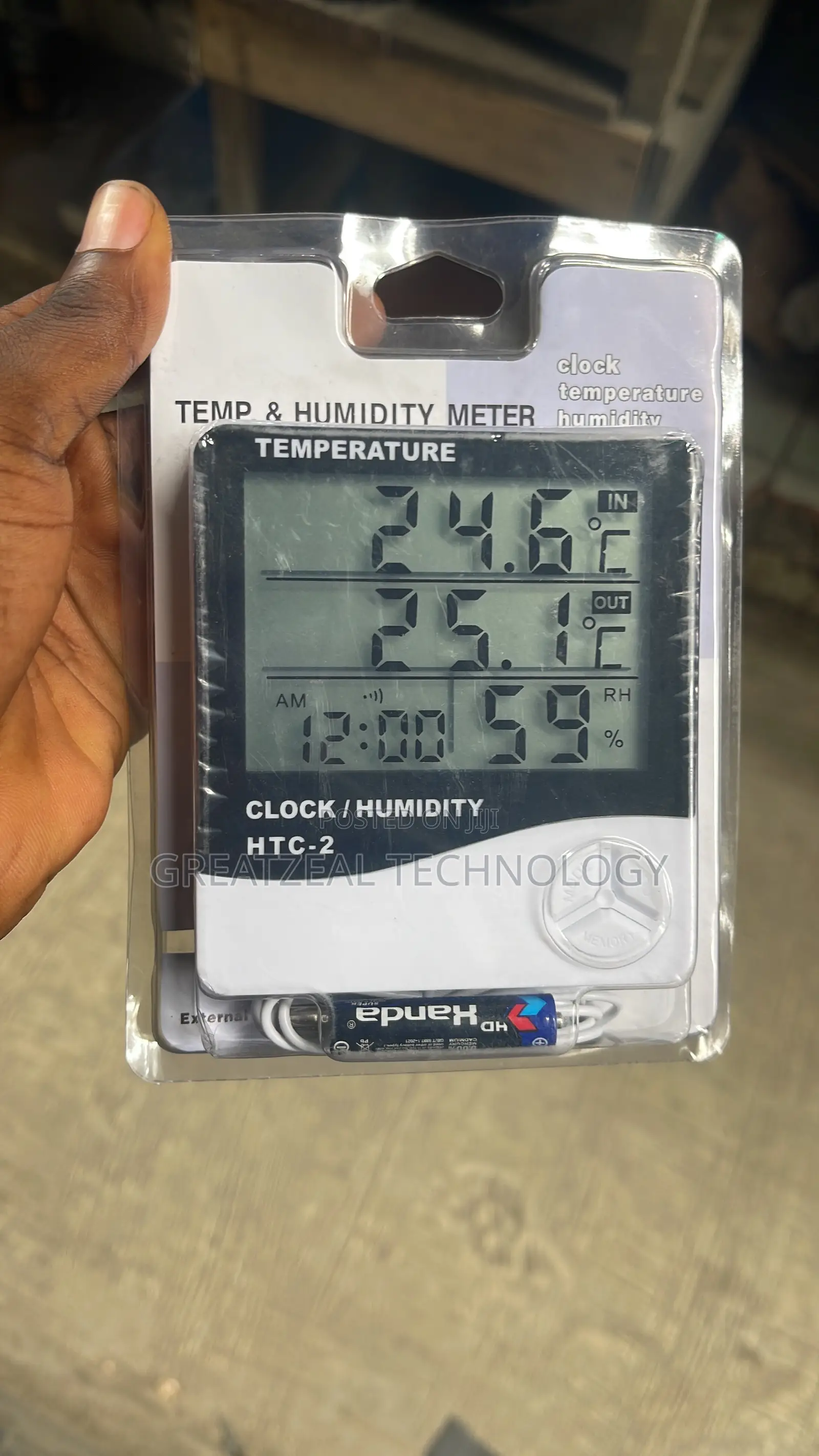 Temperature and Humidity Meter