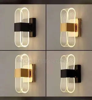 Modern Led Wall Lights With Golden Nordic Style Lighting Fixtures