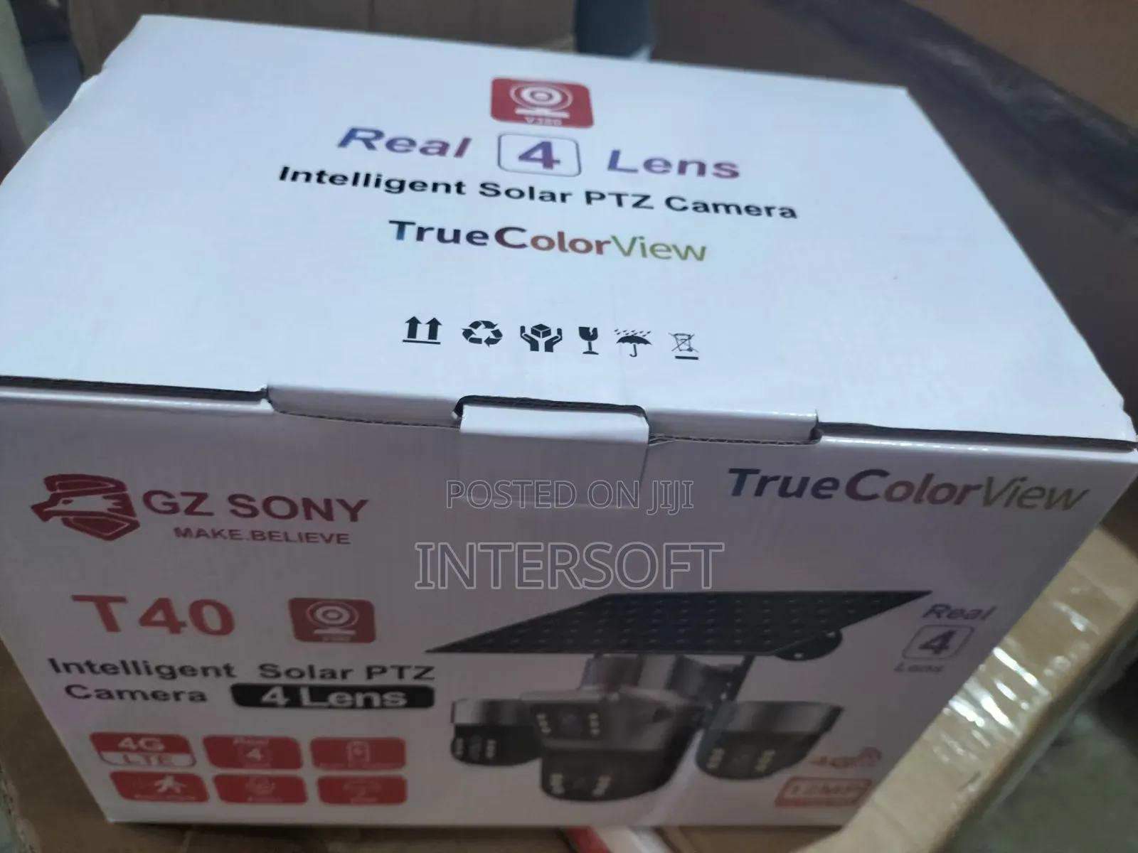 4-View T40 Intelligent Solar PTZ Camera With Four Lenses