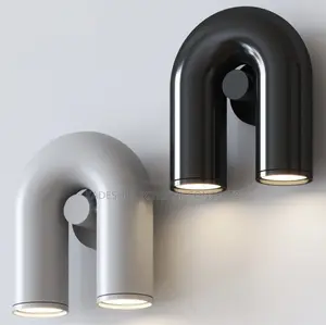 Led Wall Lamp U-Shaped Background Beside Light Designer Minimalist