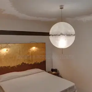Nordic Moon Ceiling Pendant Light High-End Atmosphere Lamps Room Decor