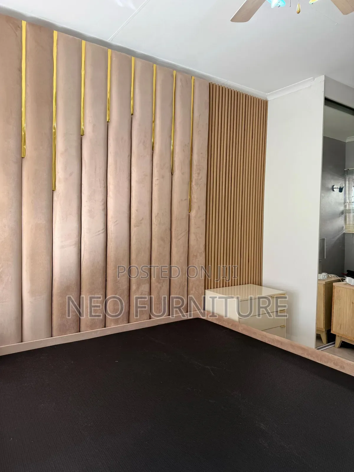 Full Wall Padded Bedframe
