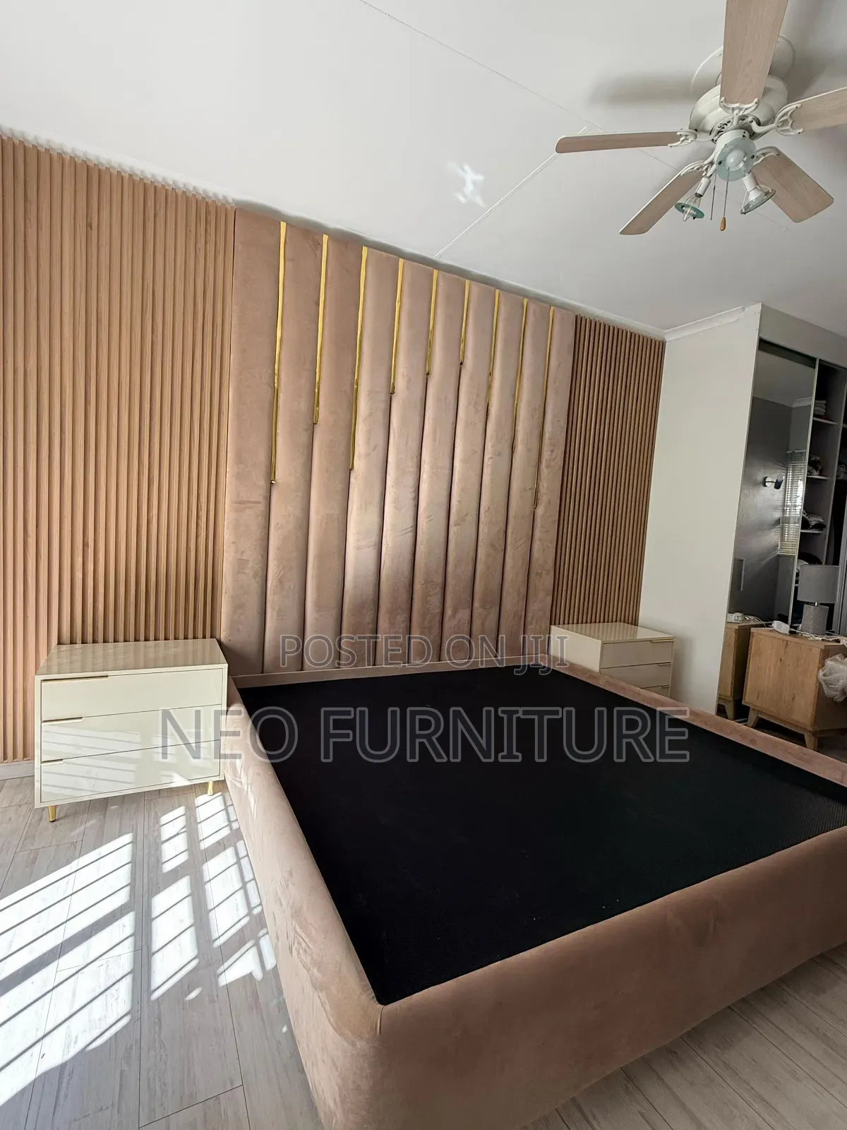 Full Wall Padded Bedframe