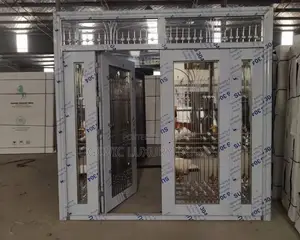 Executive 8ft by 8ft Stainless Glass Door