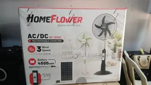 Homeflower Hf-1858s Ac/Dc Rechargeable Stand Fan Very Affordable