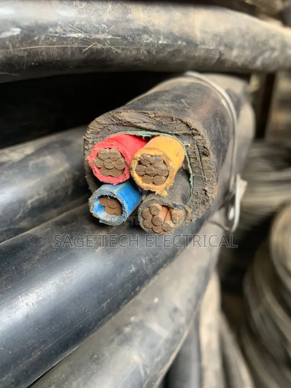 16mm 4core PVC PVC Armoured Cable