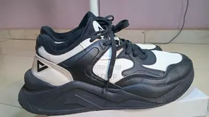 Fashion Unisex Cross Patch Sneakers- Size 42