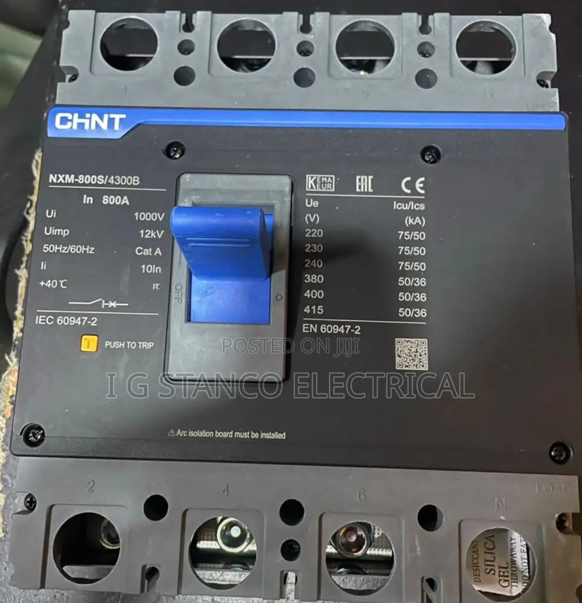 800amps 4 Pole Breaker McCb