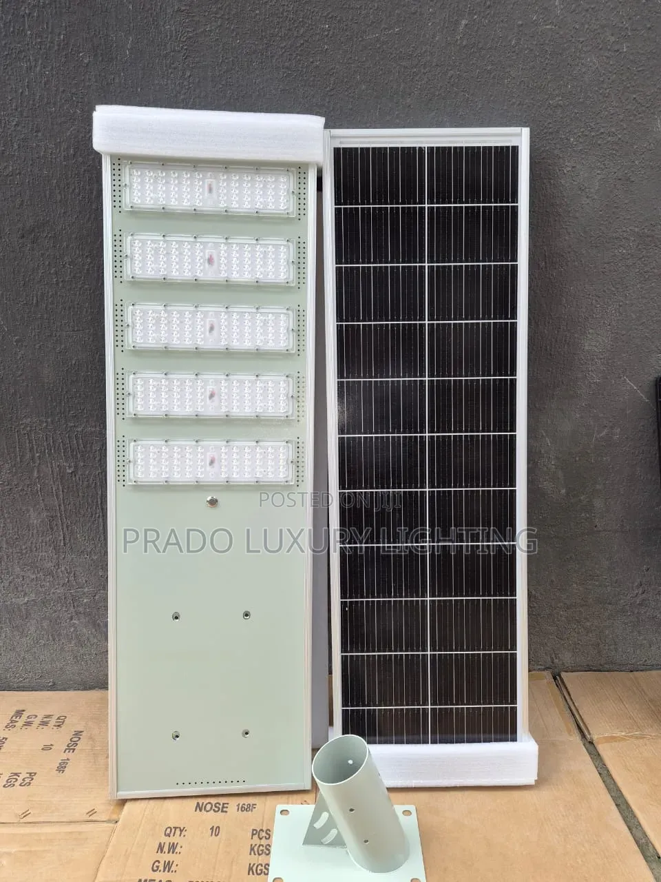 Solar Steel Light