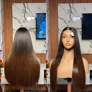 SDD Vietnam Bonestraight 2tone<>Brown Tip With 2x6 Closure 20inches