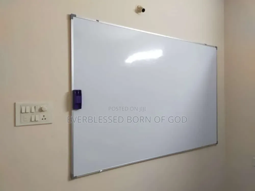 4 X 8ft Strong Frame Non- Magnetic White Board