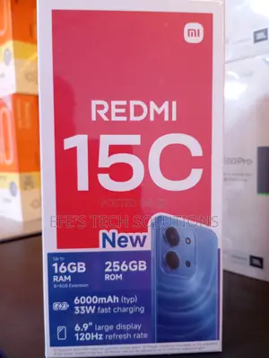 New Xiaomi Redmi 15C 4G 256 GB Black