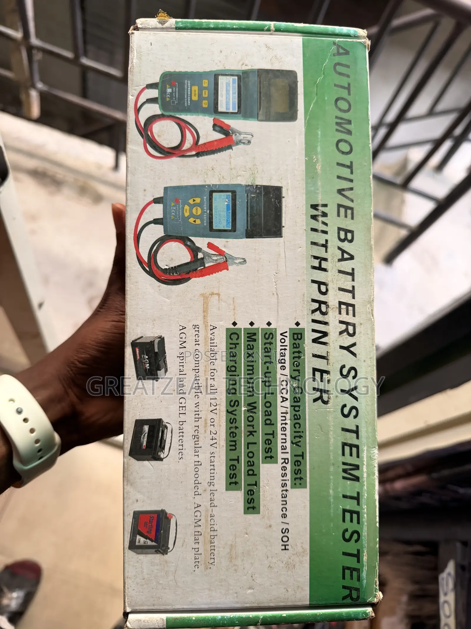 Automotive Battery Tester With Printer