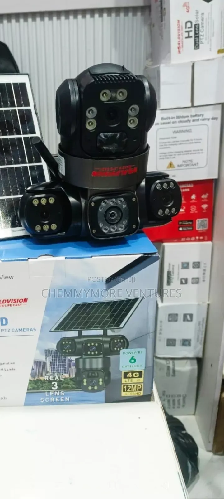 Triple Lens CCTV Camera Eseecloud