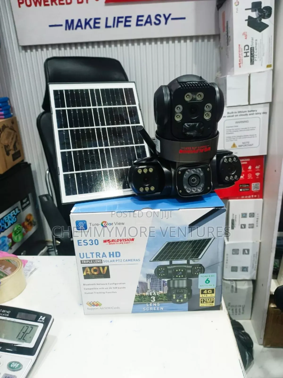 Triple Lens CCTV Camera Eseecloud