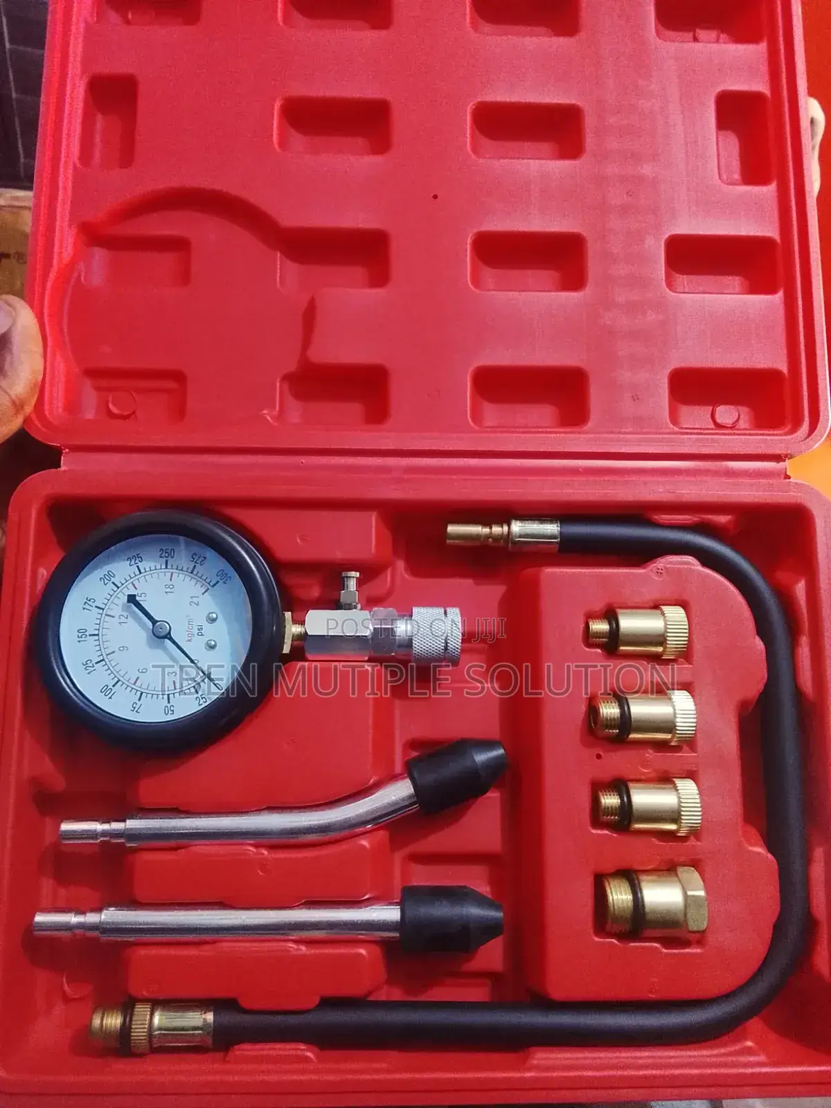 Generic 8-Piece Petrol Engine Compression Tester Kit