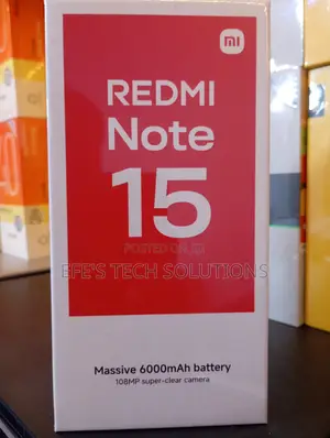 New Xiaomi Redmi Note 15 256 GB Black