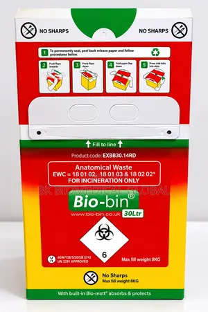 Bio-Bin 30l Clinical Waste Bins (10 Bins Per Box)
