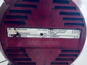 Sawafuji Anu-985 Industrial Alternator / Generator Head -Made in Japan