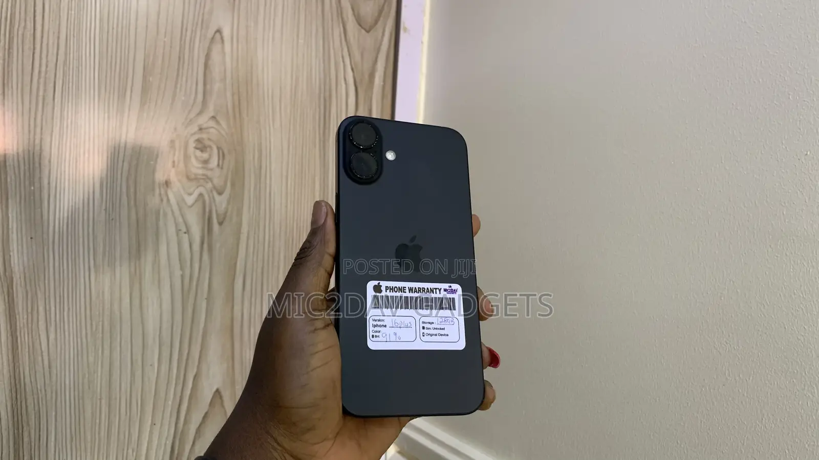 Apple iPhone 16 Plus 128 GB Black