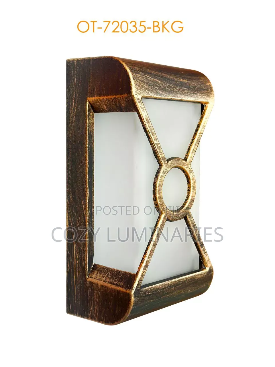 Cast Outdoor Fence Light
