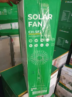Cola Rechargeable Solar Fan 18 Inches
