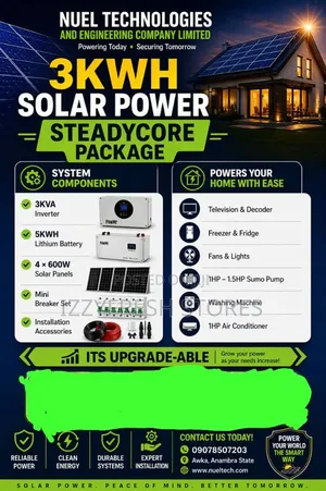 3 KWH Solar Power Max Package