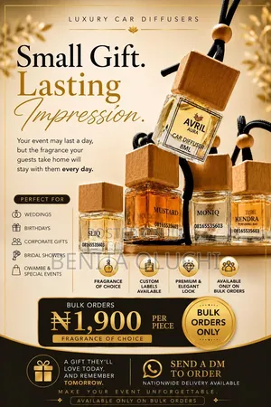 Luxury Customized Car Diffusers for Souvenirs Events
