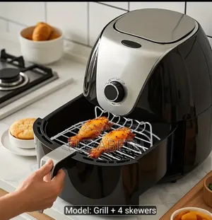Stainless Steel Grill Grill With 4 Skewers