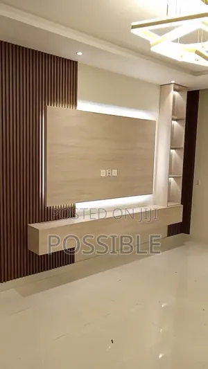 Tv Console With Lights and Drawers