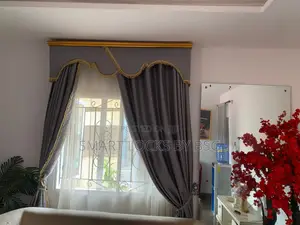 Curtains With Panel and Portraits