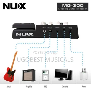 Nux Mg-300 Guitar Effects Modelling Guitar Processor.