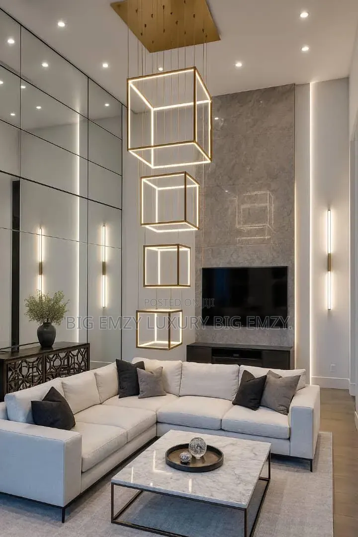 Box Like Staircase Drop Lights 