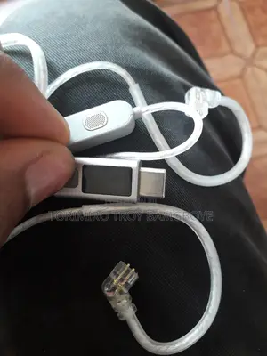 Kz Iem Cable (With Dac Hifi Audio and Dual Microphone) Plus Pouch