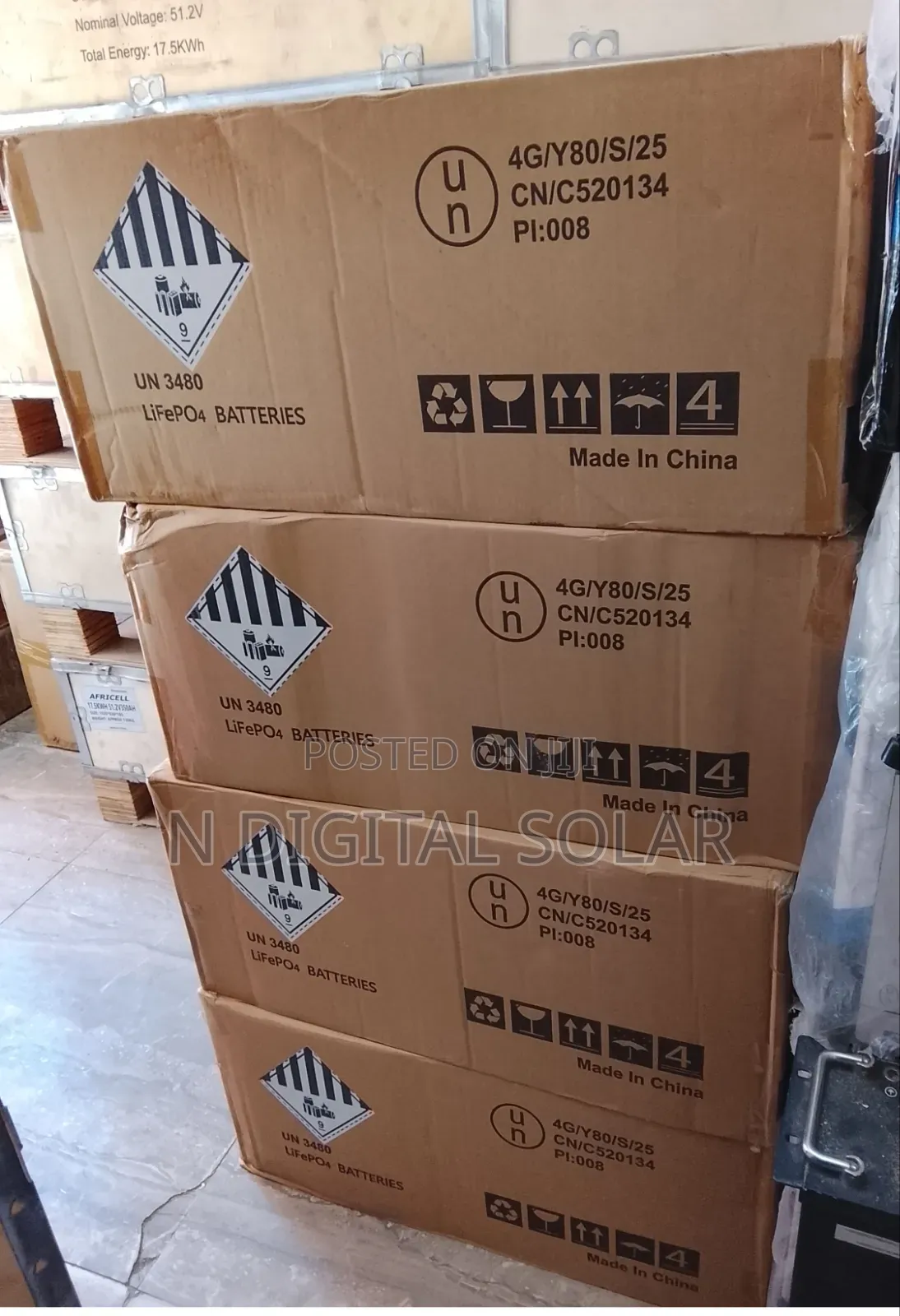 Tigfox Lithium Battery 5kwh/48v