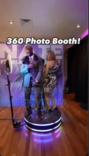 360 Photo Booth Portable Ring Light Automatic 360 Selfie