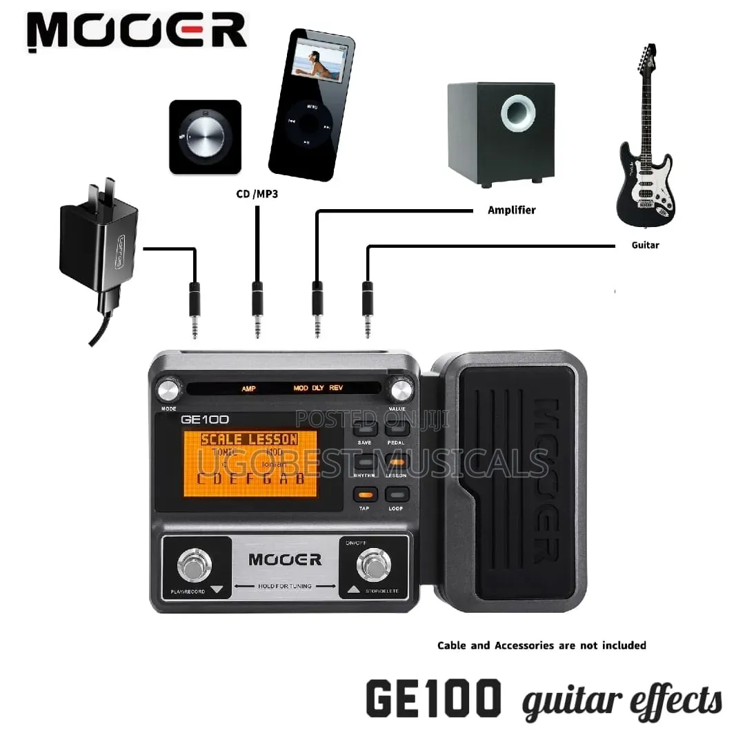Mooer Ge100 Guitar Multi-Effects Processor