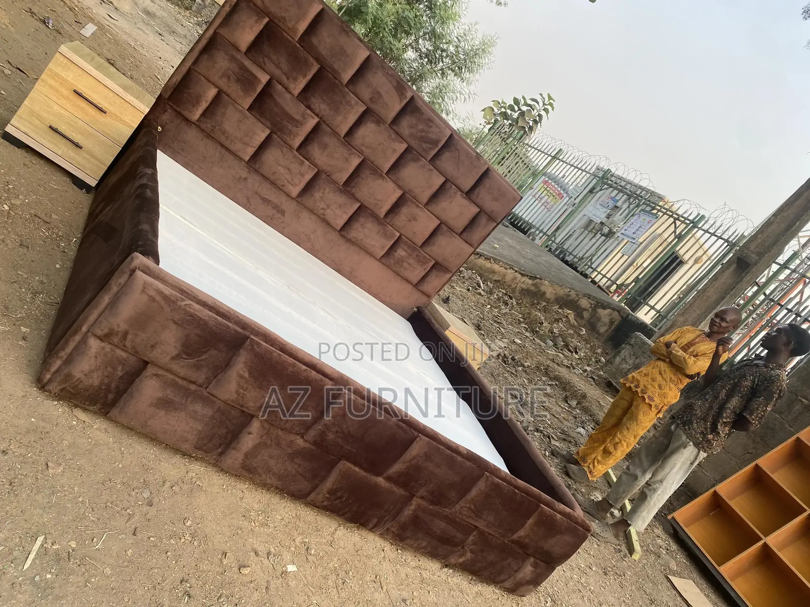 6 by 6 Padded Bedframe