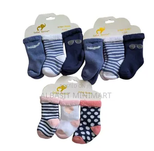 Bebe Favour 3-Pack Cotton Newborn Socks