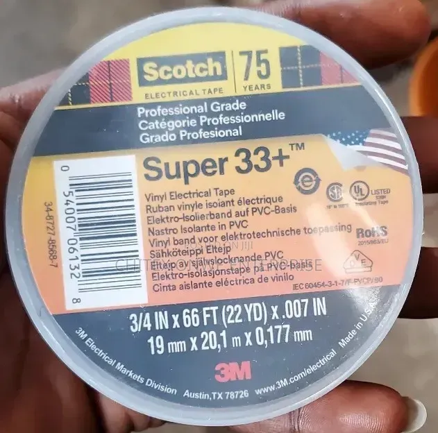 Scotch Super 33+Tm Vinyl Electrical Tape