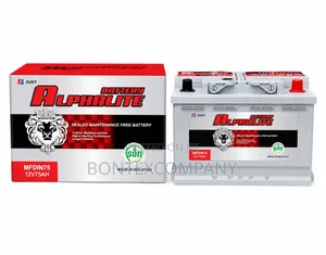 Alphalite Mf Din75 12v/75ah Battery