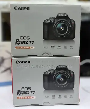 Canon Eos Rebel T7 DSLR Camera With 18-55mm Lens (Brand New)